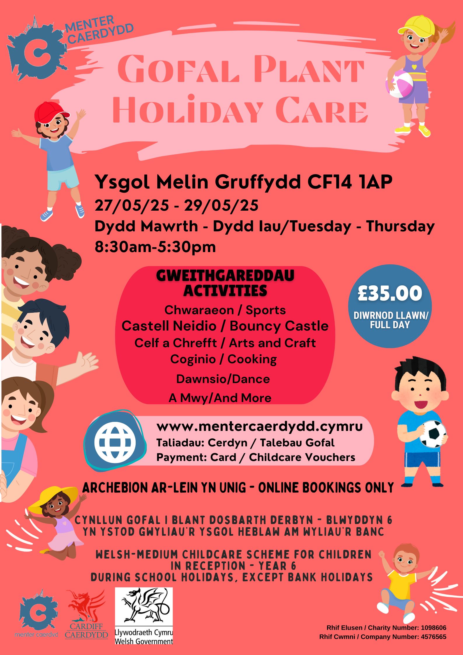 Ysgol Melin Gruffydd Holiday Care Scheme