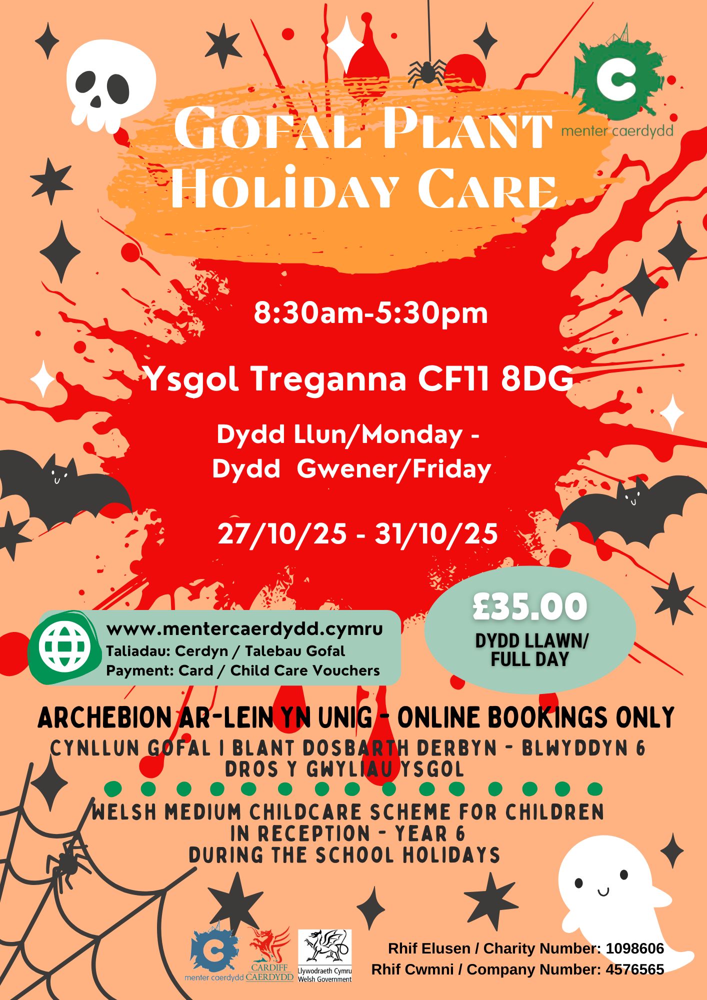 Cynllun Gofal Gwyliau - Ysgol Treganna