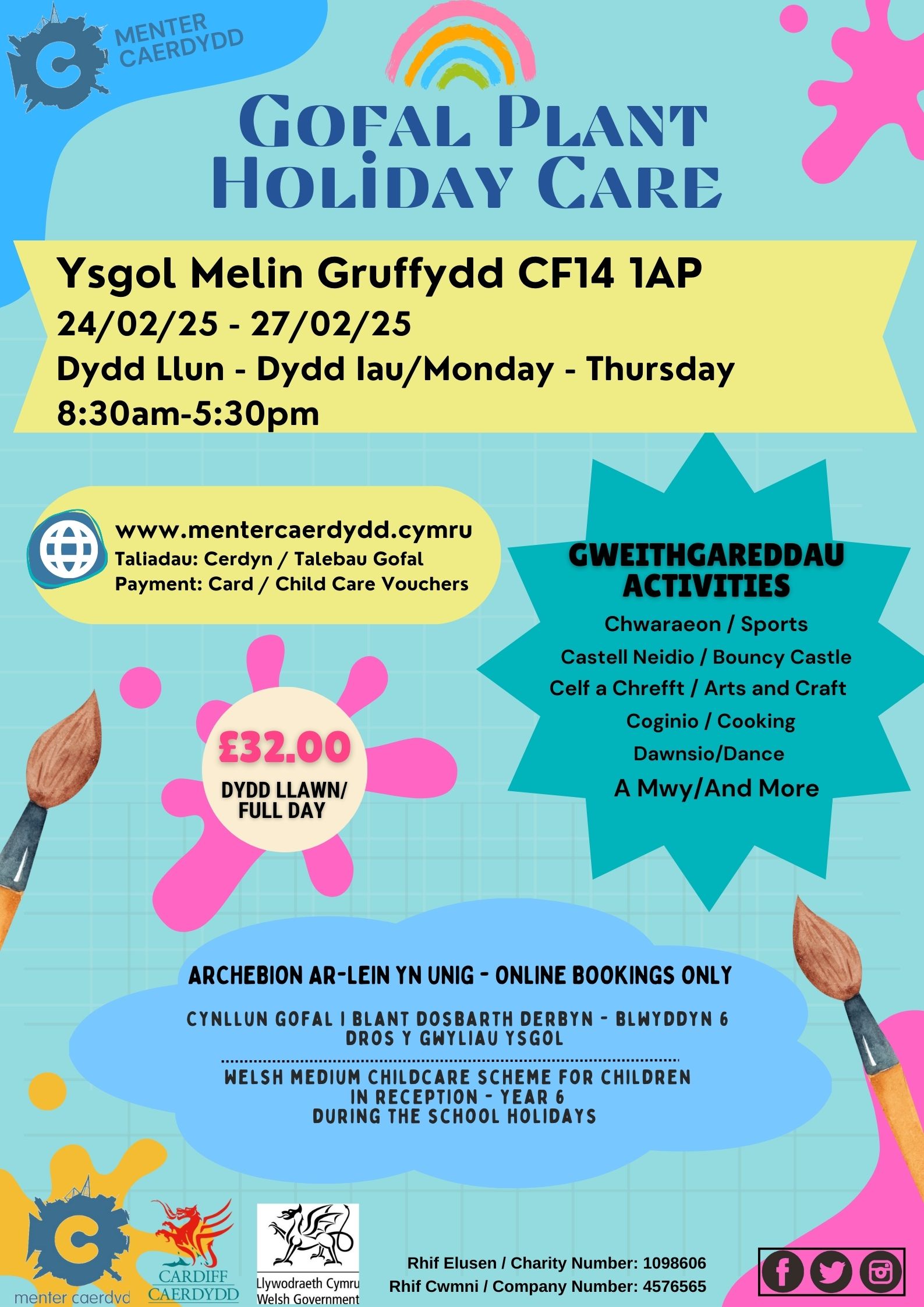 Holiday Care Scheme 2025 - Ysgol Melin Gruffydd