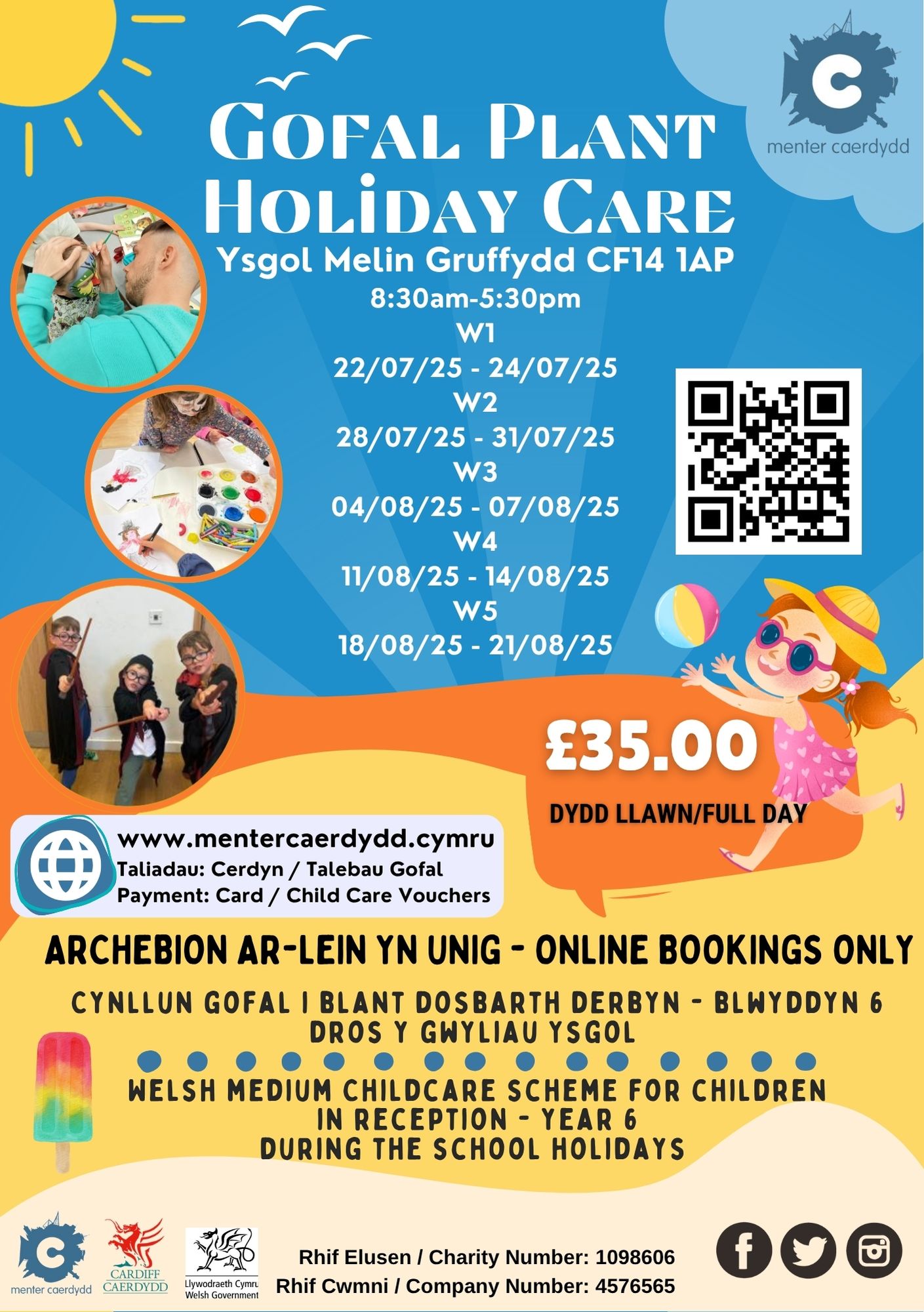 Holiday Care Scheme 2024 - Ysgol Melin Gruffydd