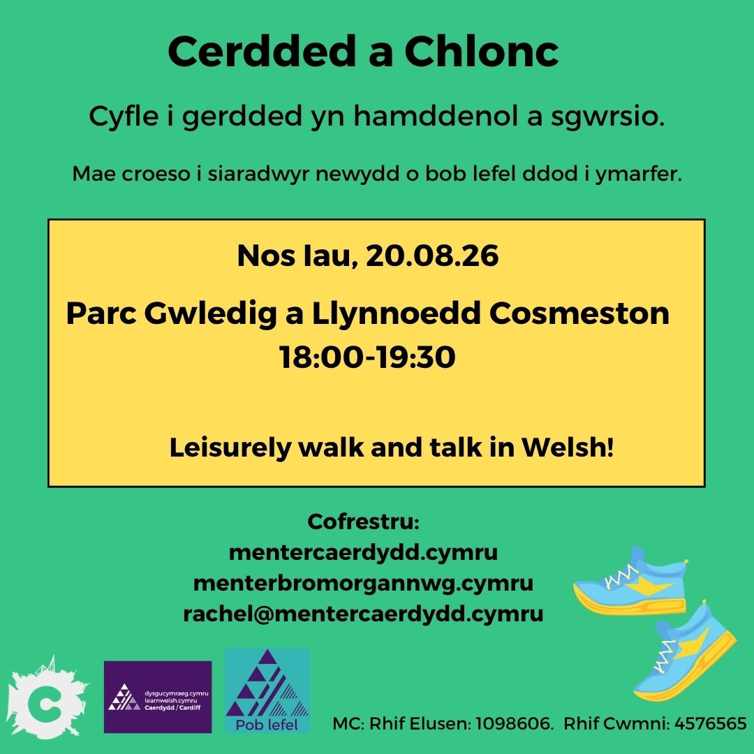 Cerdded a Chlonc yn y Fro