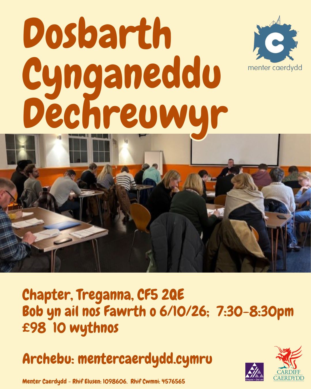 Cynganeddu Dechreuwyr Hydref 2026