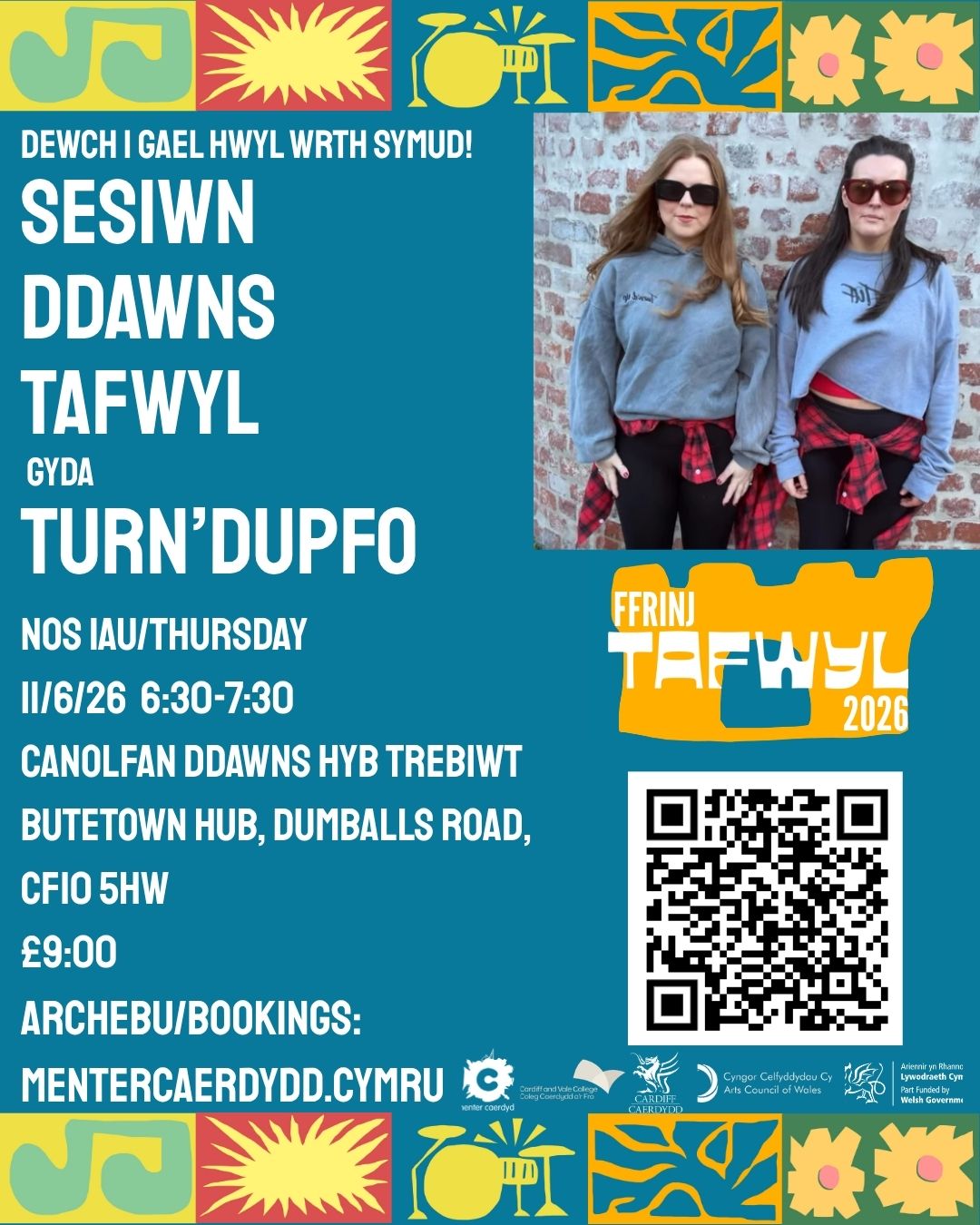Sesiwn Ddawns Tafwyl Turn'dupfo 11/6/26