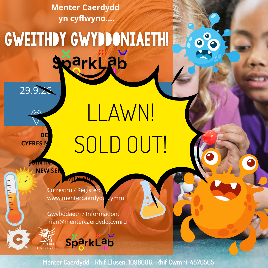 Gweithdy Gwyddoniaeth gyda Sparklab Y Berllan Deg!