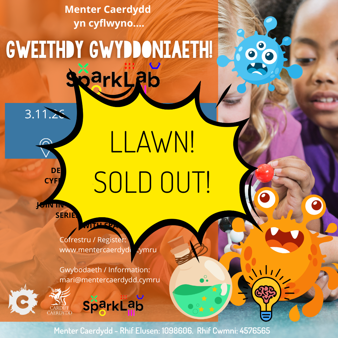 Gweithdy Gwyddoniaeth gyda Sparklab Hamadryad!