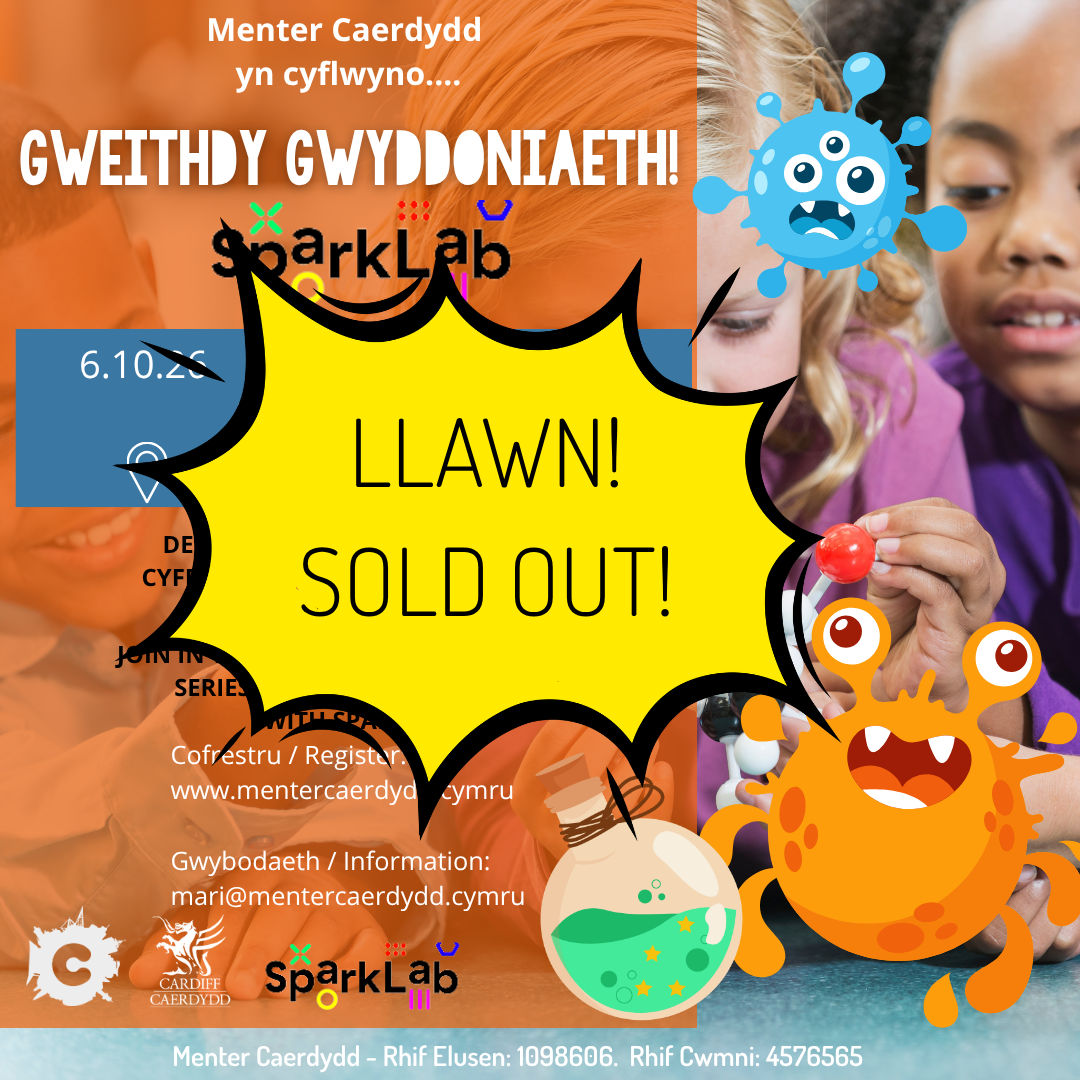 Gweithdy Gwyddoniaeth gyda Sparklab Hamadryad!