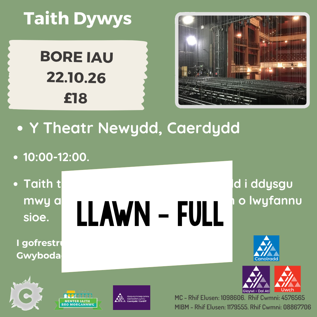 New Theatre Tour - in Welsh