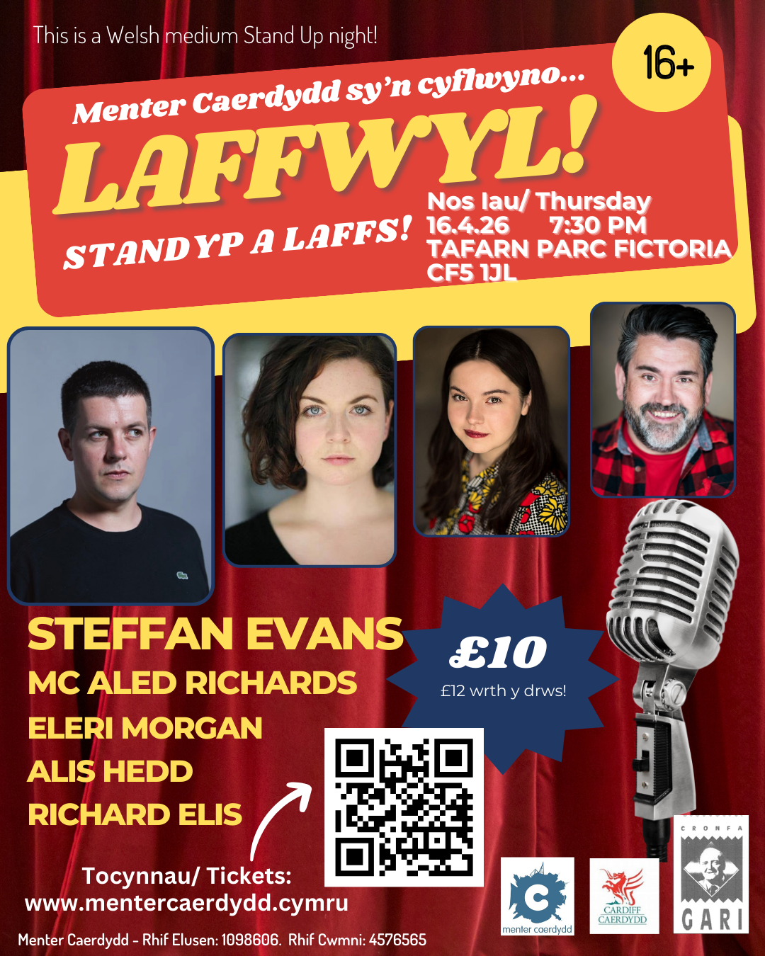 Laffwyl Ebrill 2026!