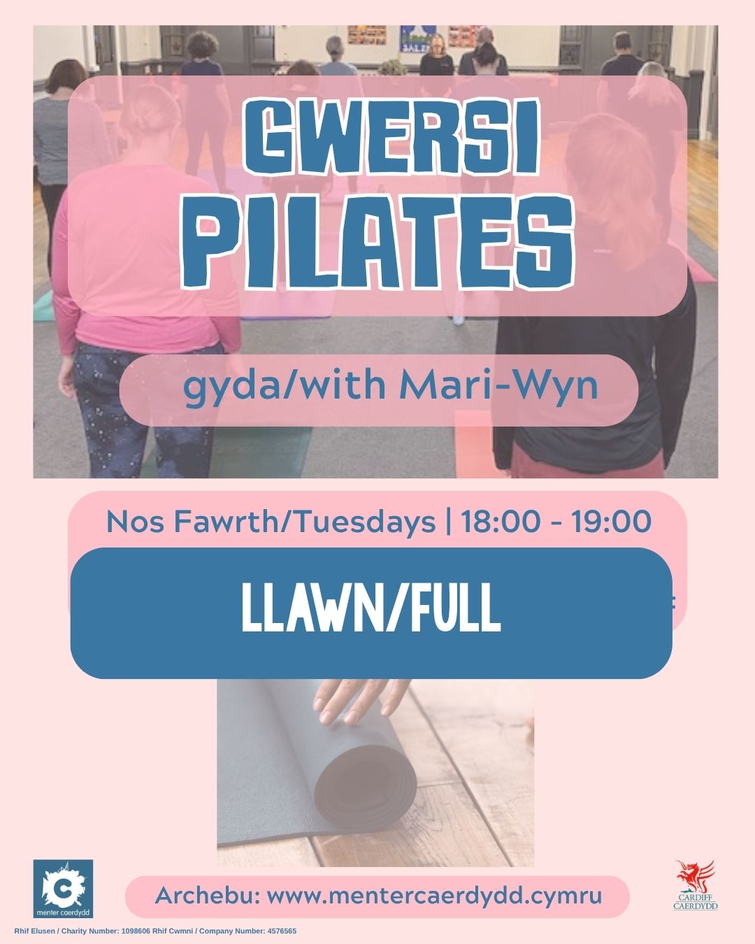 Pilates Haf 2026 LLAWN