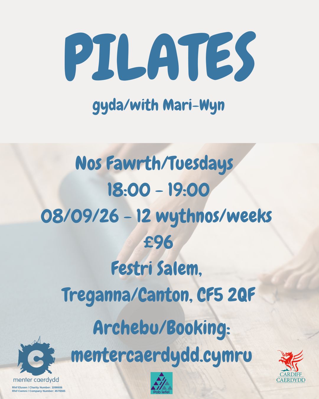 Pilates Tymor yr Hydref 2026