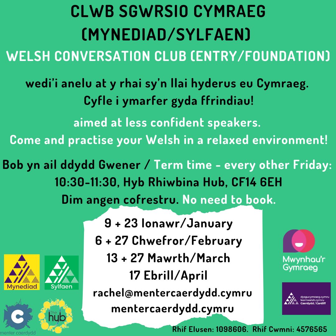 Grŵp Sgwrsio Hyb Rhiwbeina