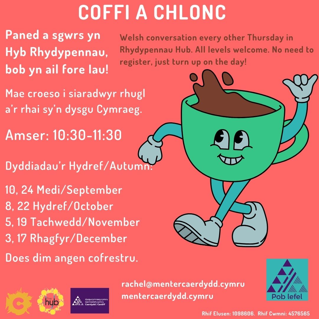 Coffi a Chlonc - Hyb Rhydypennau - Tymor yr Hydref