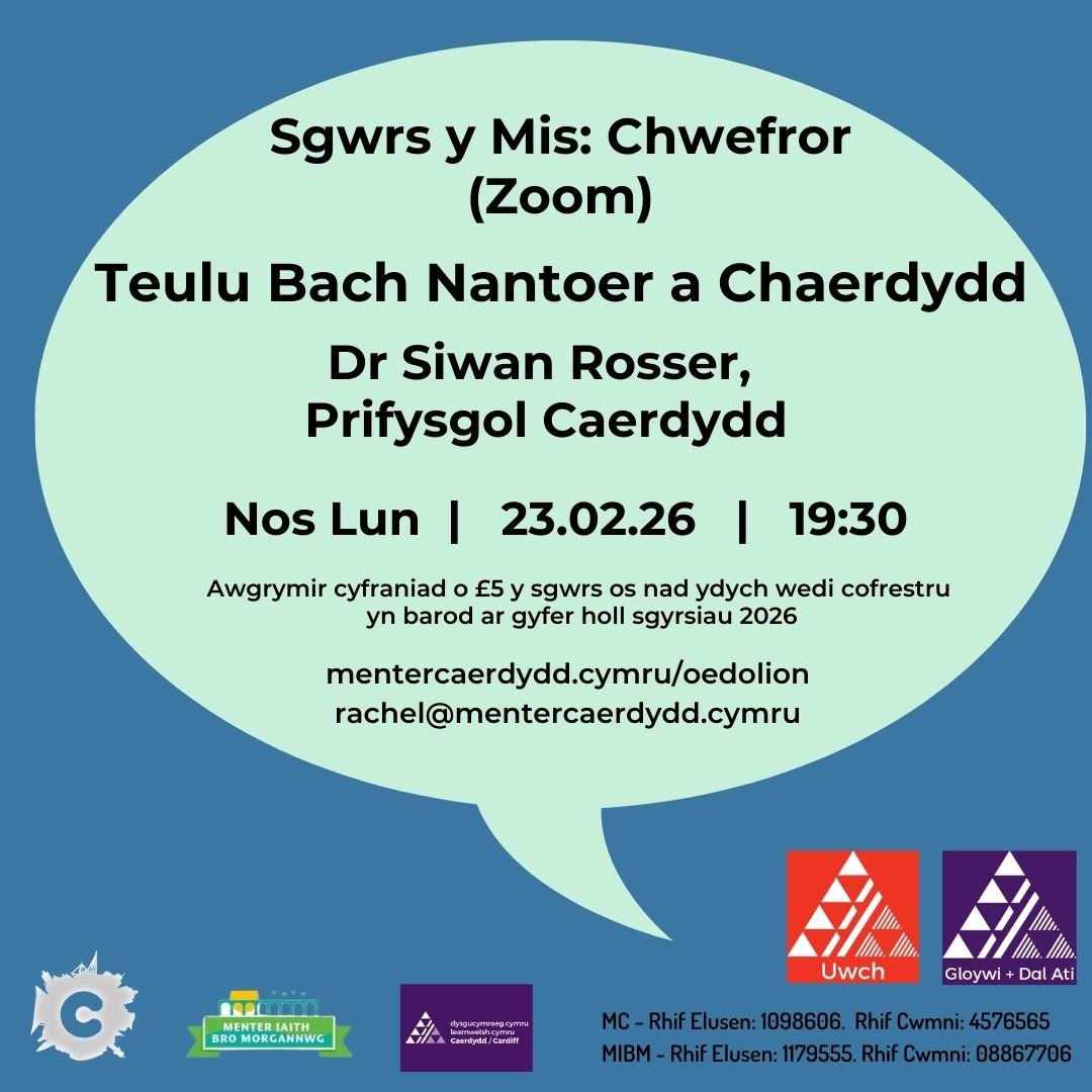 Sgwrs y Mis: Chwefror