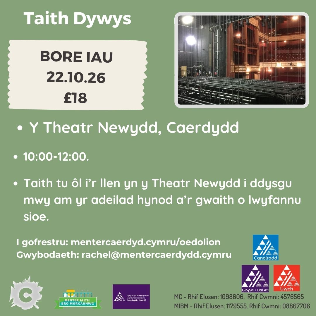 Taith Dywys: Y Theatr Newydd