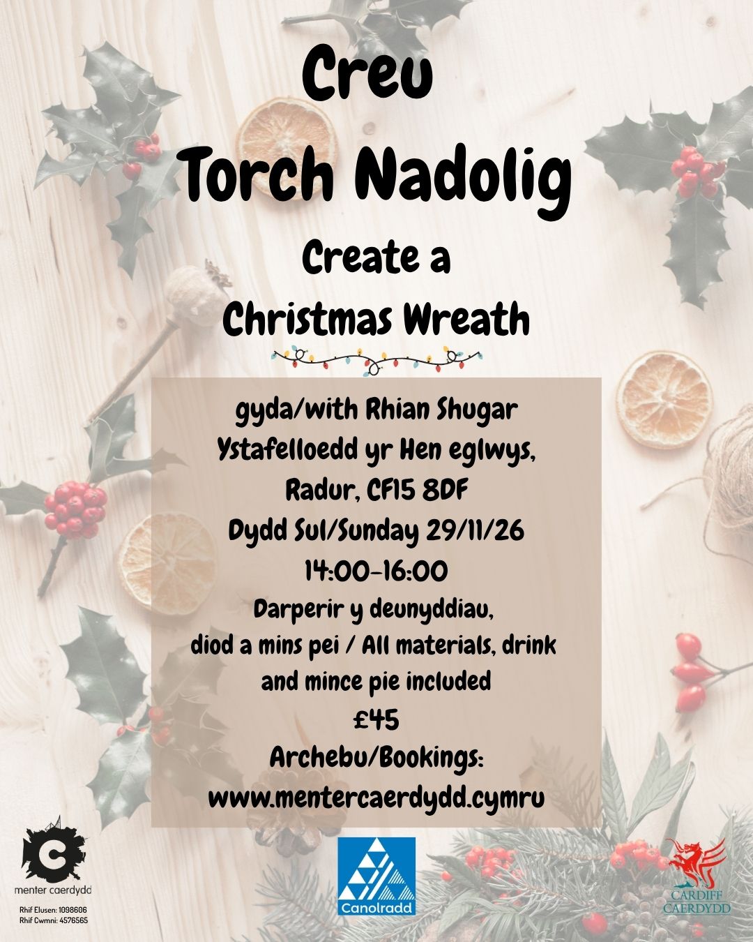 Creu Torch Nadolig 29.11.26