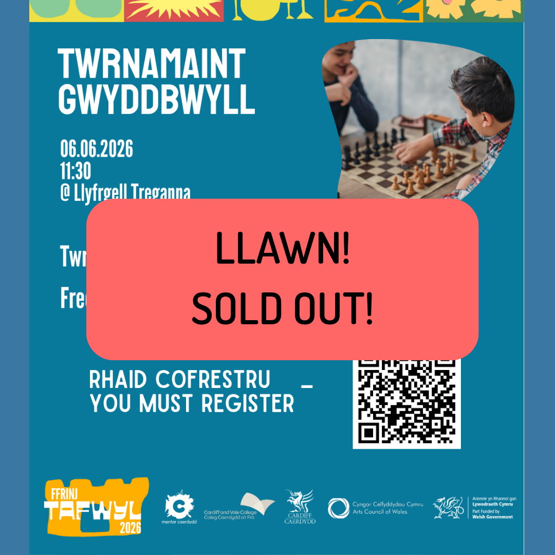 Twrnamaint Gwyddbwyll Tafwyl!